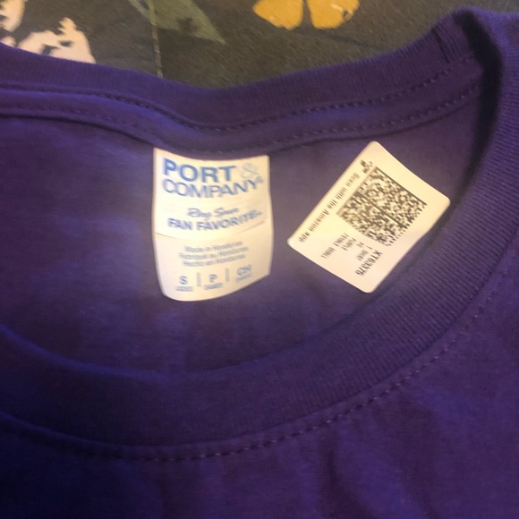 Purple ladies pickle ball T-shirt. New. Short sleeves. 26 inches in length. - Picture 3 of 3